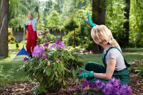 Company logo banner representing commitment to ethical gardening services